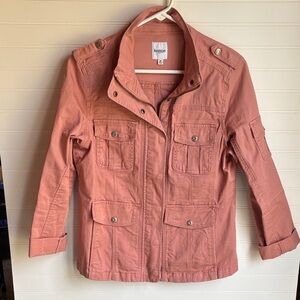 Kensie Dusty Rose Utility Jacket